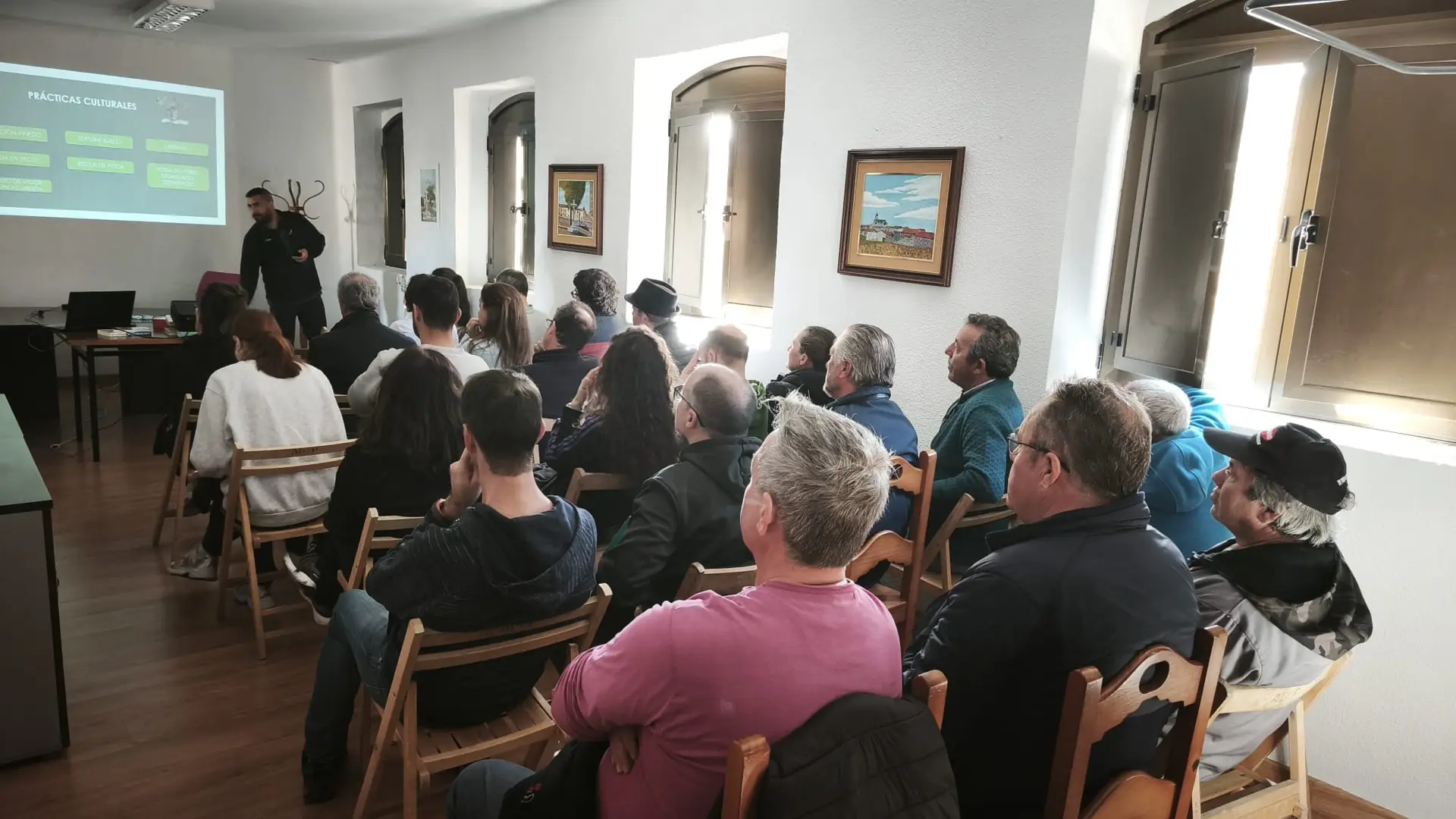 A950 Viñedos de altura reune a 34 profesionales en Pardilla en el curso sobre detección y control del mildiu y el oídio